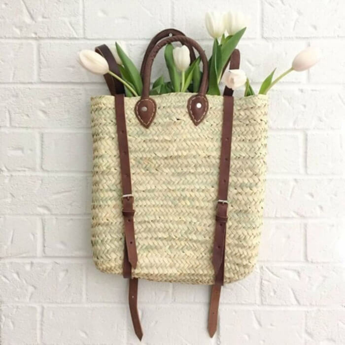 Round Wicker Bag - Thehappymoon